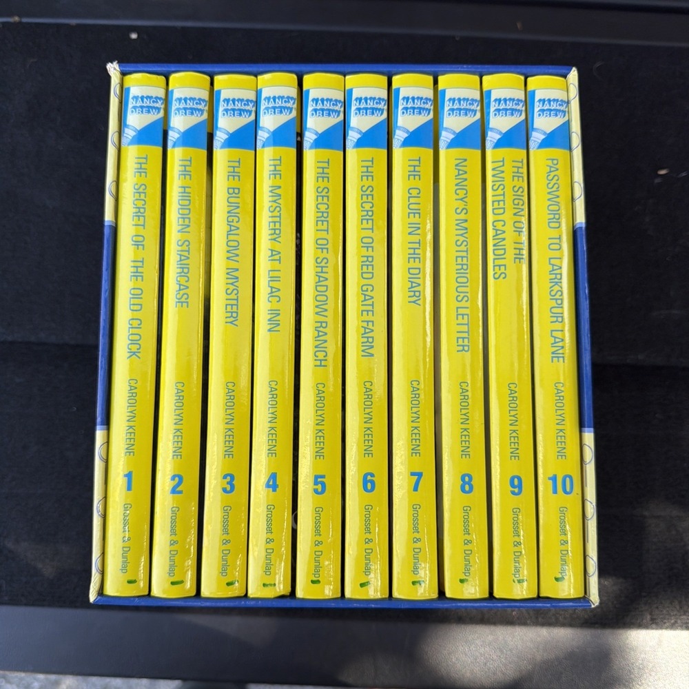 Nancy Drew Mystery Stories Vol 1-10 Collection, HC Box Set